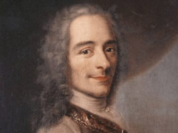 Peinture de Voltaire