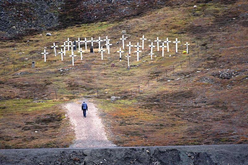 Cimetière à Longyearbyen